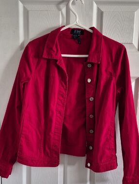 FDJ Women's Red Button Jacket